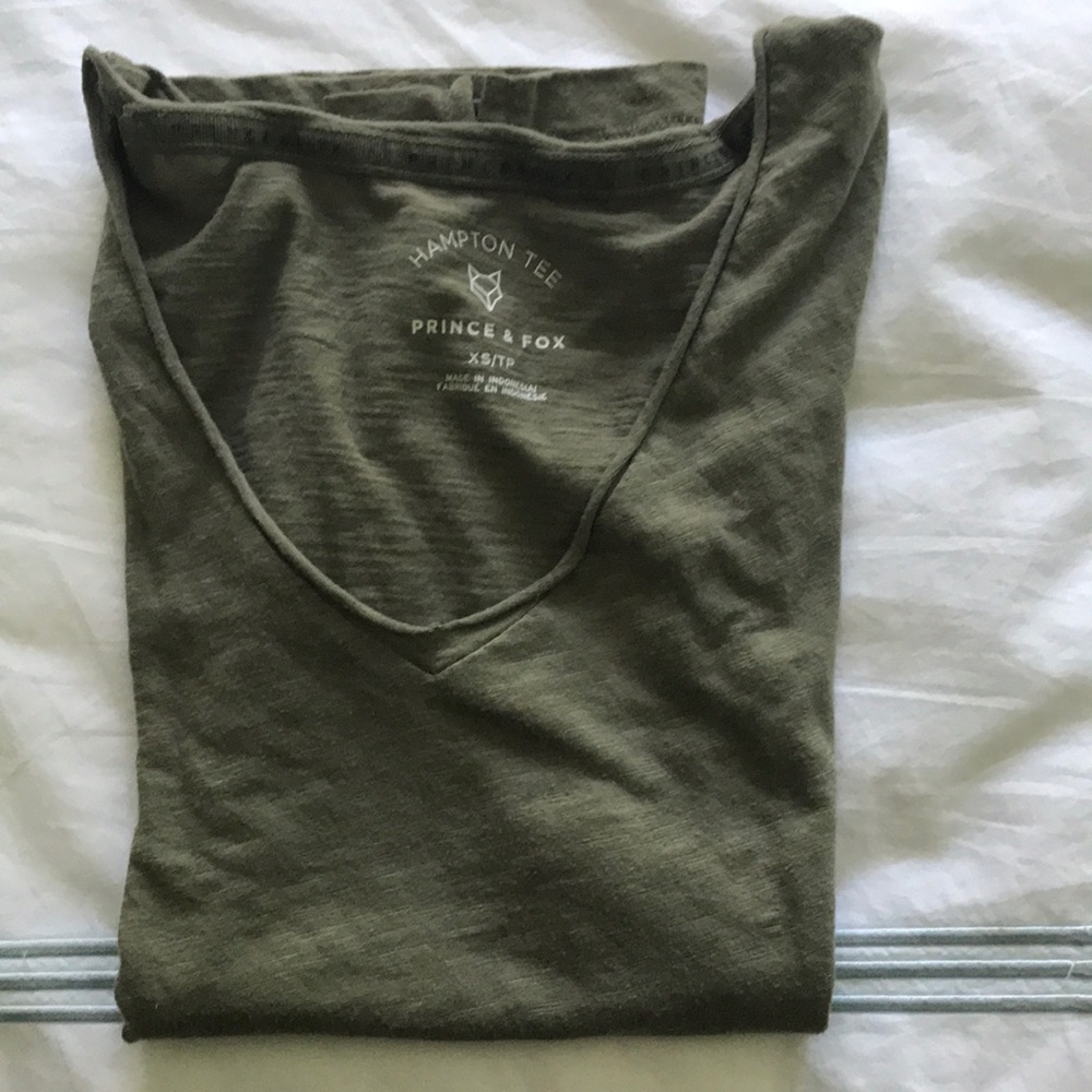 Green v-neck from Aeropostale